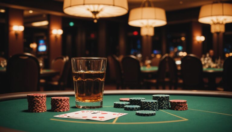 Table de poker avec cartes et jetons, illustration du parrainage poker en ligne