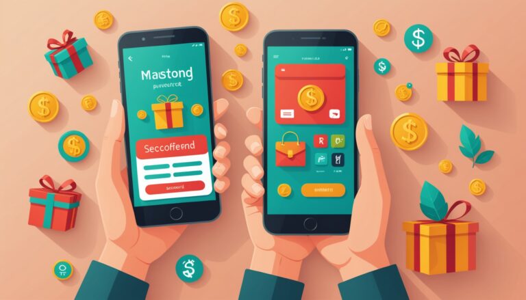 Illustration du parrainage entre applications de shopping en ligne et de seconde main